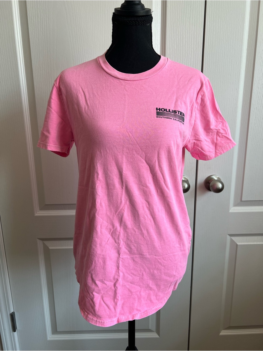 Hollister Pink Crewneck Short Sleeve Tee
